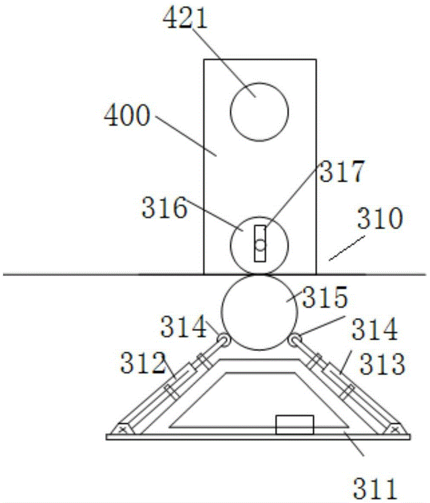 Hot press unit of silk winding and strip forming production device