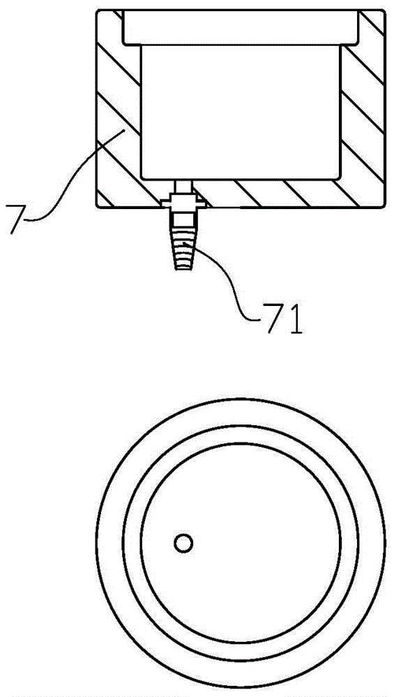 A wall-plug oxygen inhaler