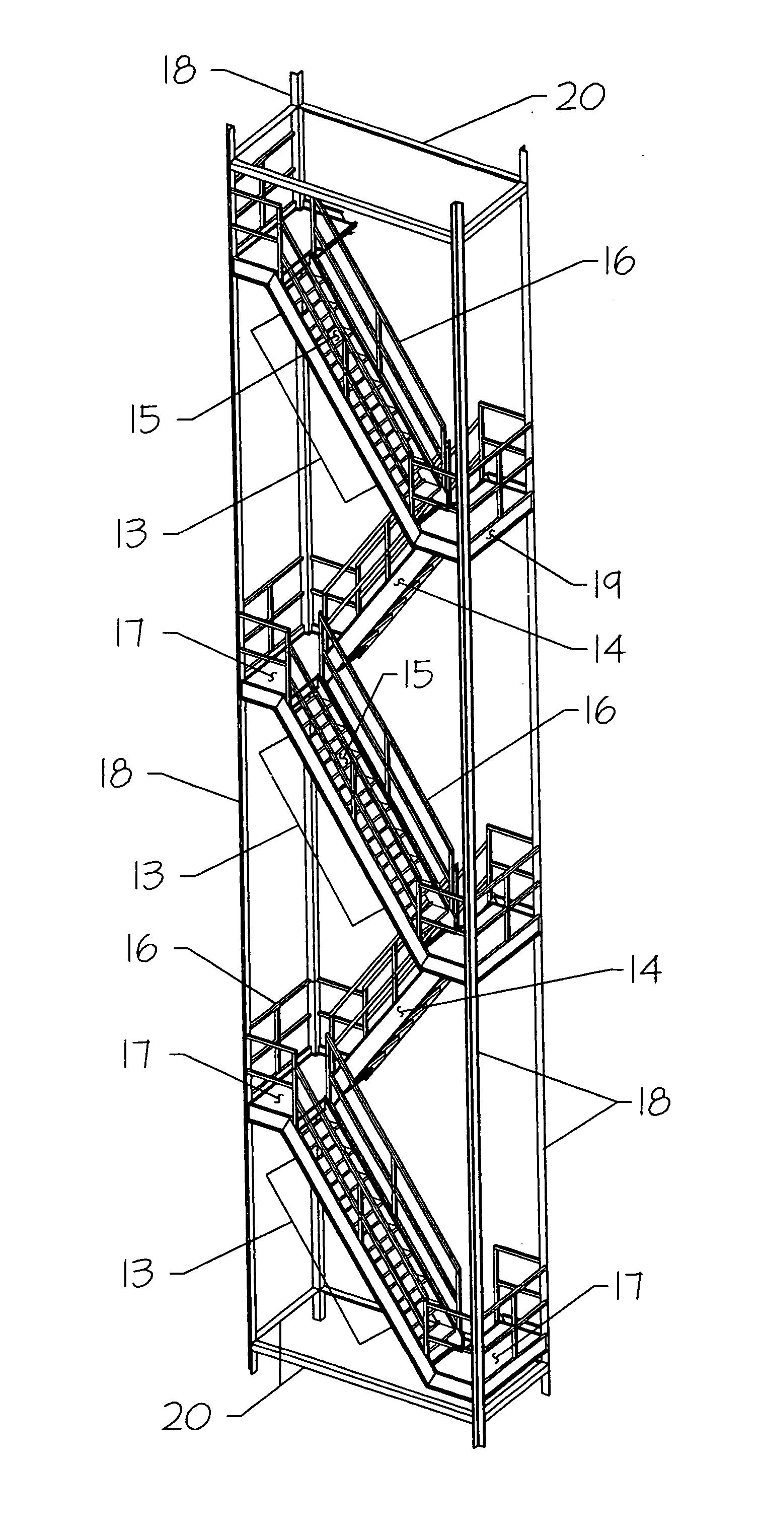 Stair tower module