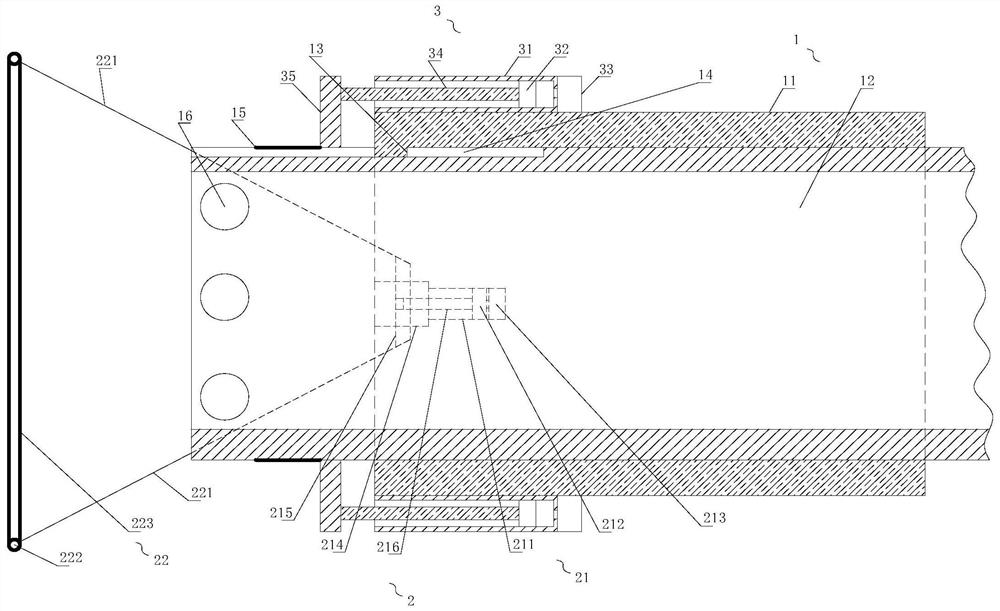 Hydraulic drive automatic insertion and extraction mechanism of water storage device