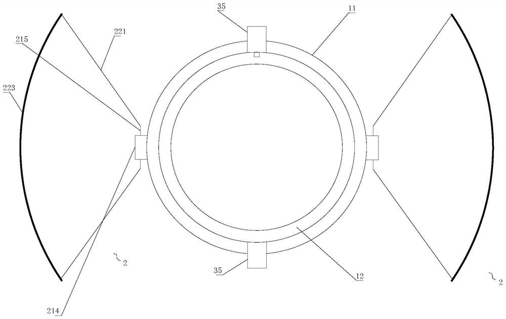 Hydraulic drive automatic insertion and extraction mechanism of water storage device