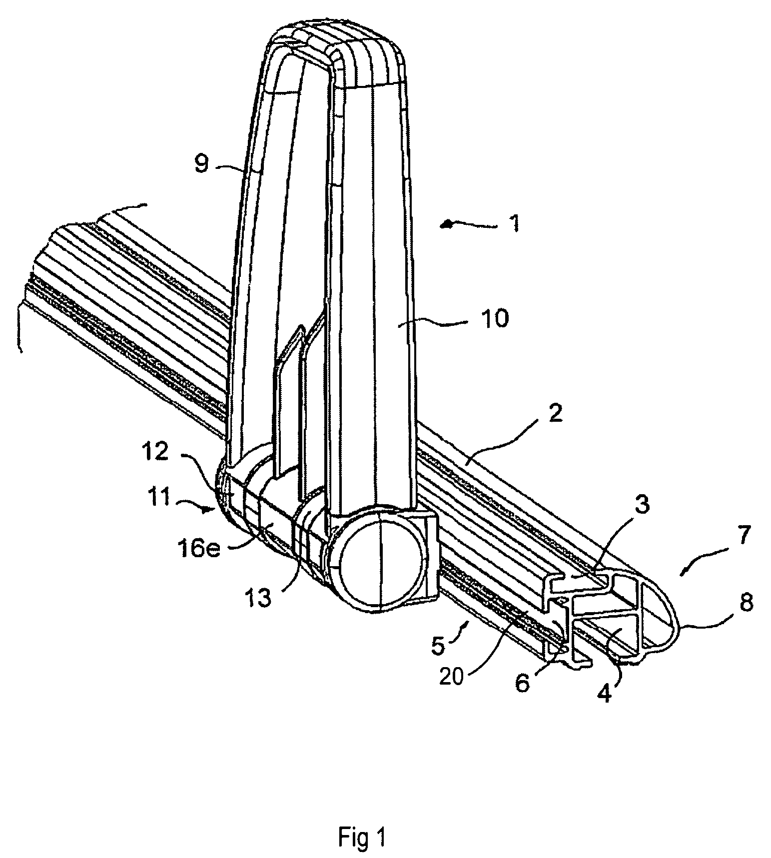 Load stop for supporting a load on a load carrier