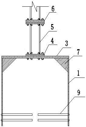 Quick cleaning device for boulders in cast-in-place pile and construction process thereof