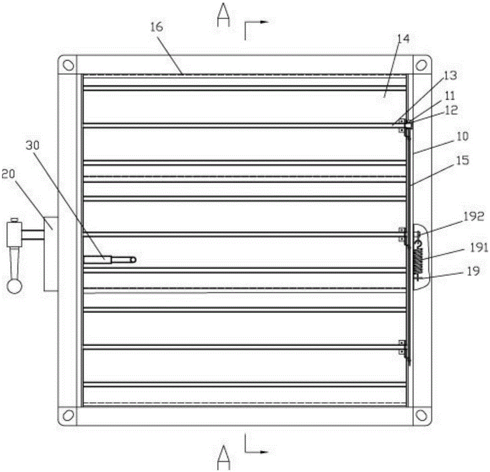 Smoke exhaust and ventilation fire resisting damper with high sealing performance