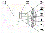 Chain transmission dibble-type pot seedling planting device and method for same