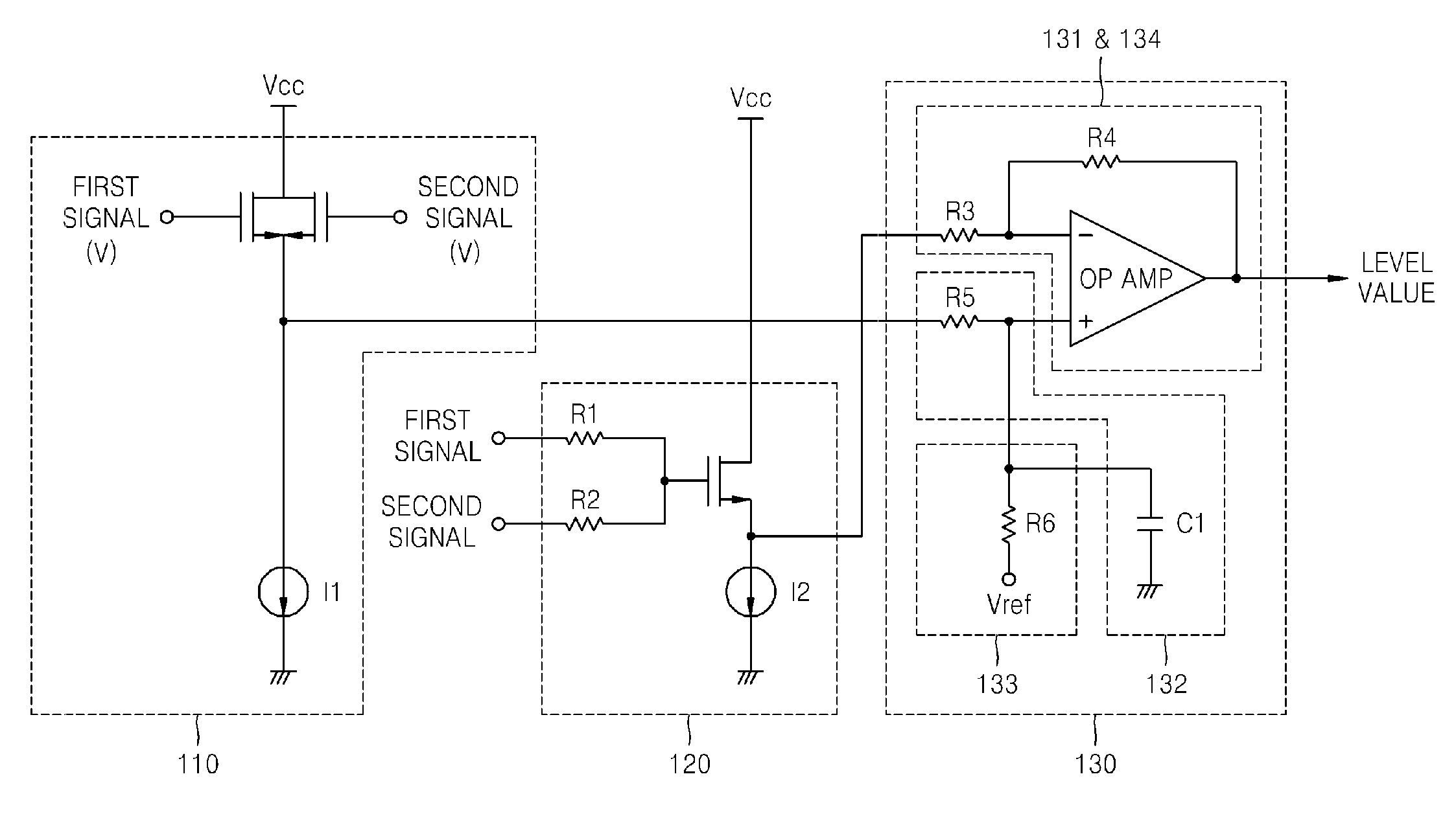 Input signal level detection apparatus and method