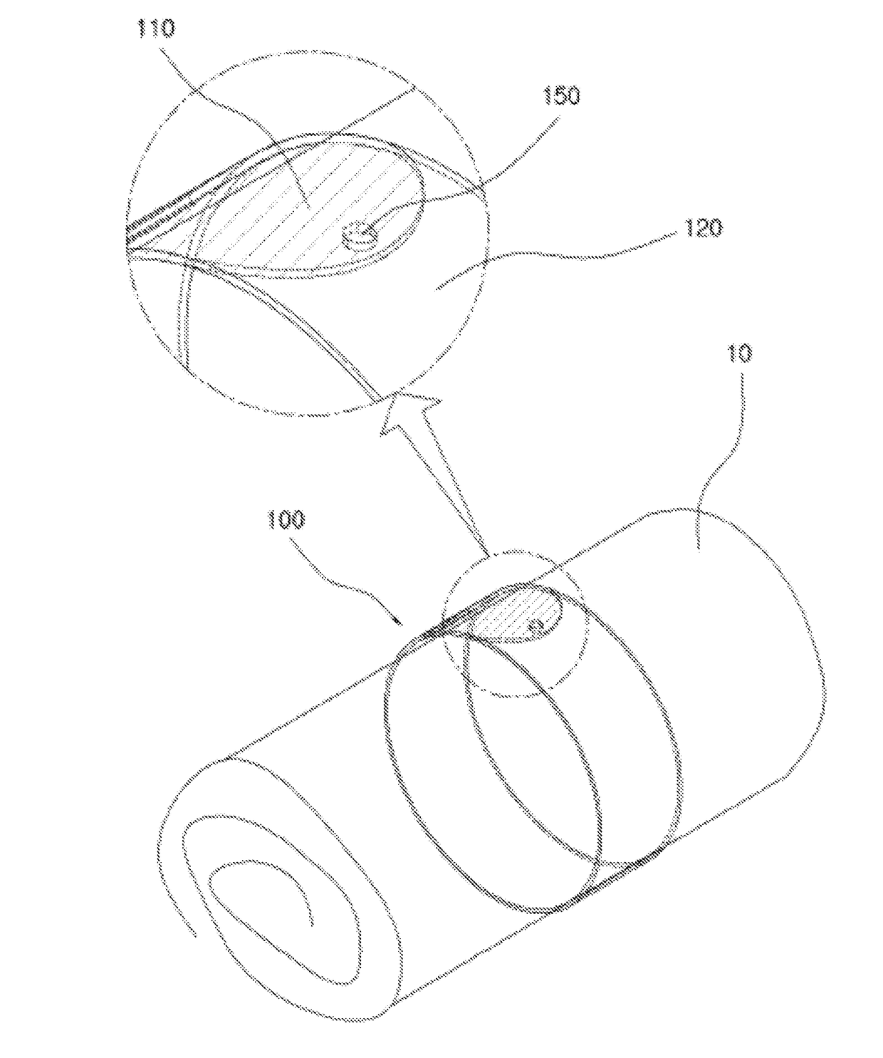 Rolling band for wrapping clothing