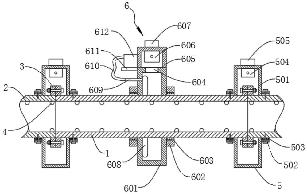 Gas leakage detection device for natural gas pipeline transportation