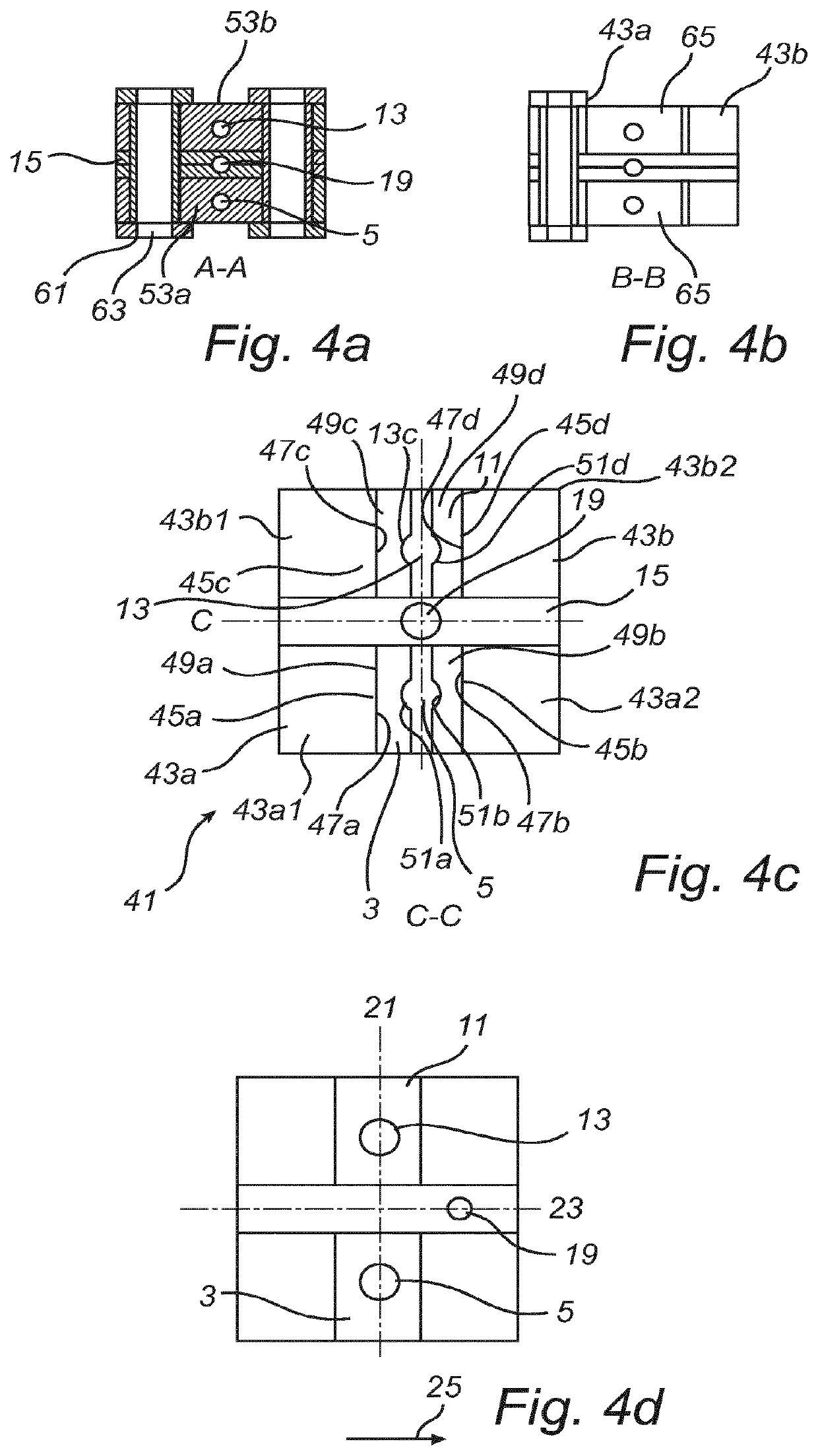 Tandem arc welding head and a welding arrangement for overlapping arcs to a cold wire electrode