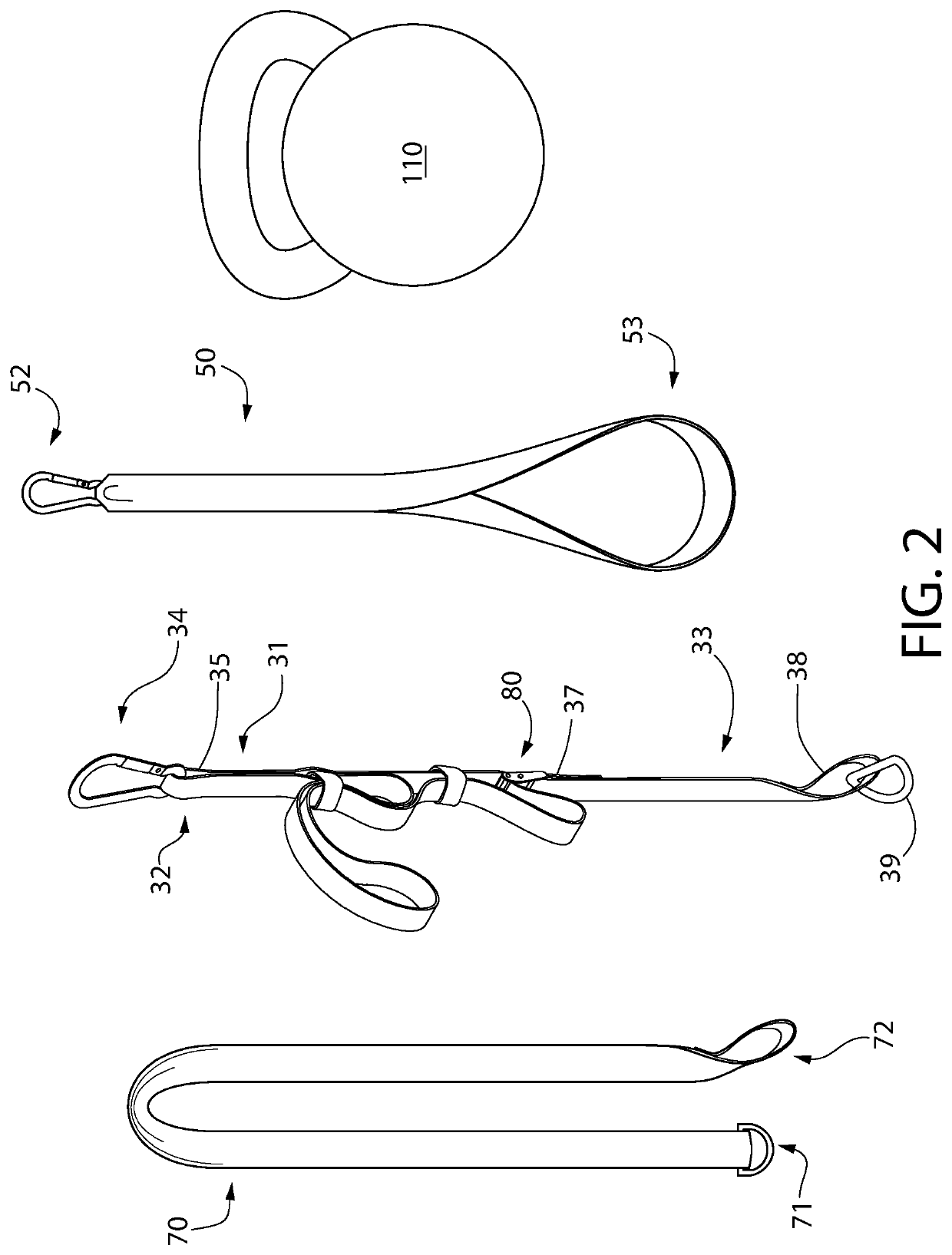 Adjustable exercise suspension system and related methods