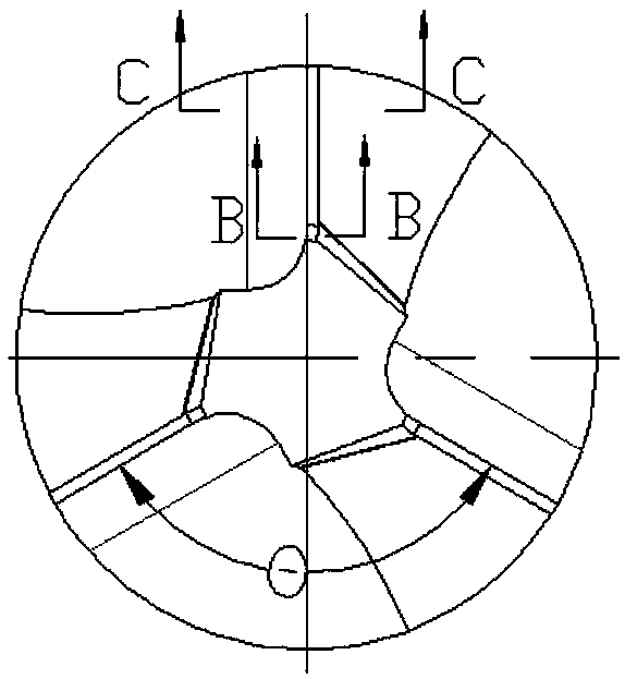 Helical hole milling-spot-spotting-rounding integrated tool