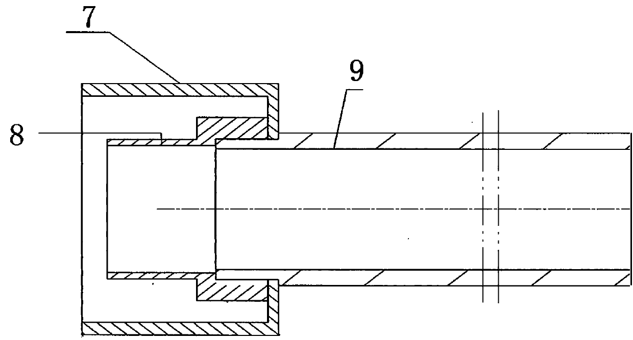 A method for splitting the deep hole in the slender inner cavity of an aero-engine