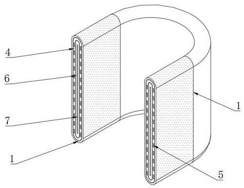 High-barrier flame-retardant composite sealing sleeve and preparation device thereof