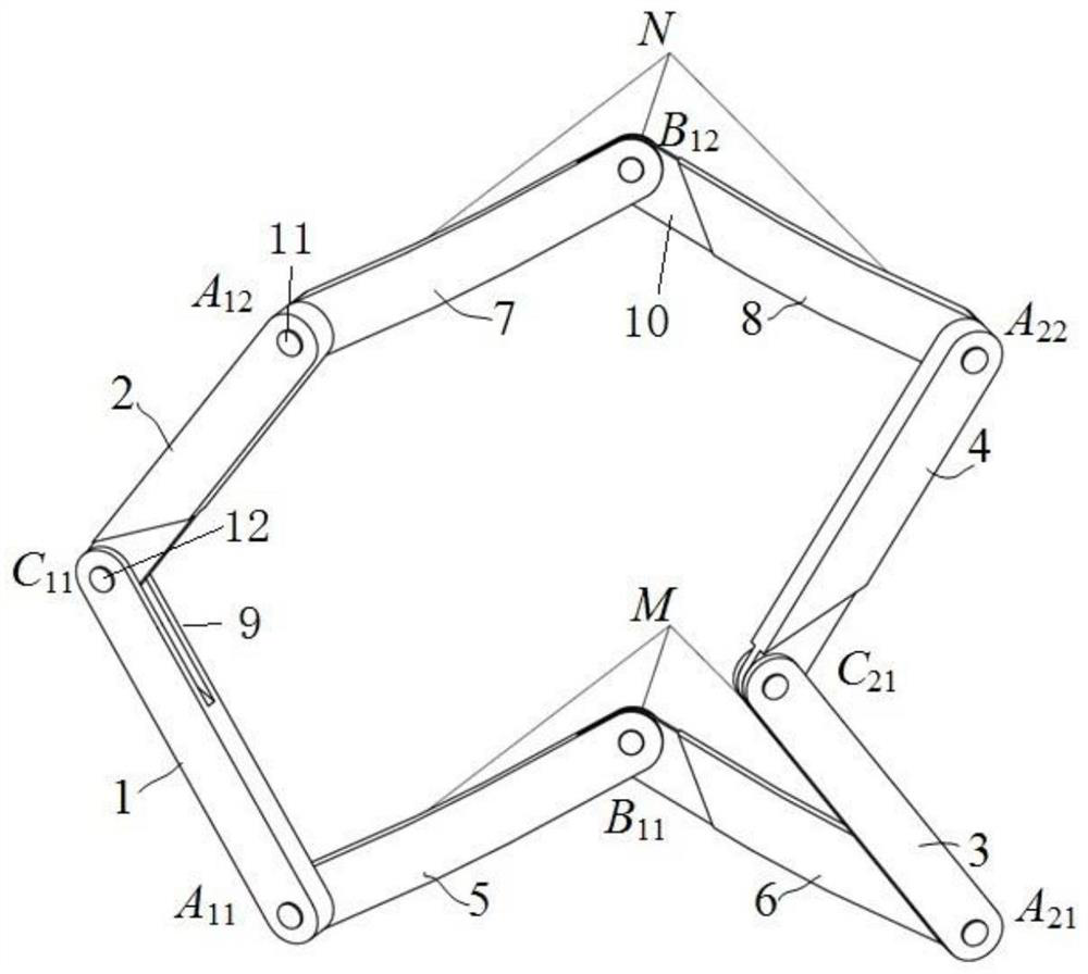 Use method of cylindrical surface mechanism