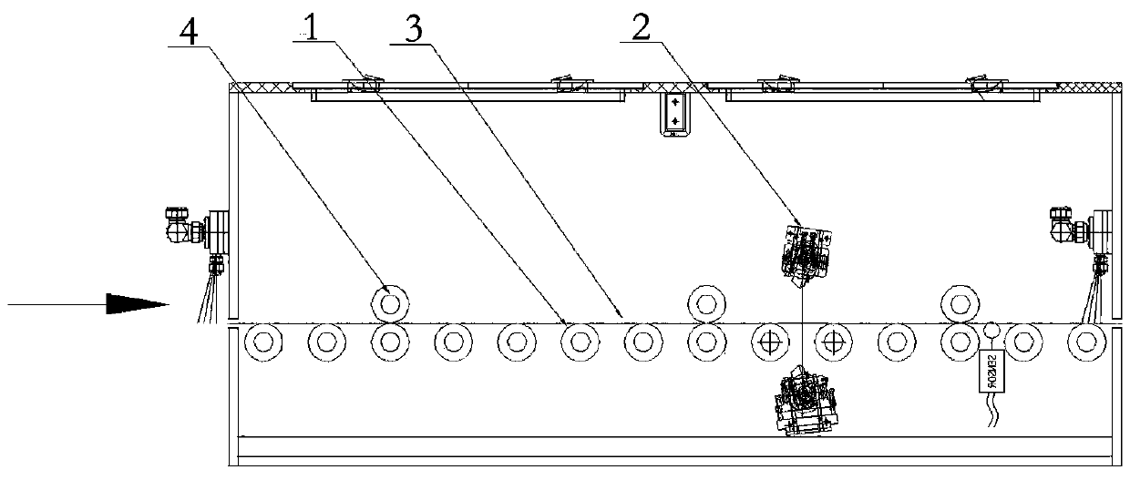 Liquid crystal glass substrate cleaning system