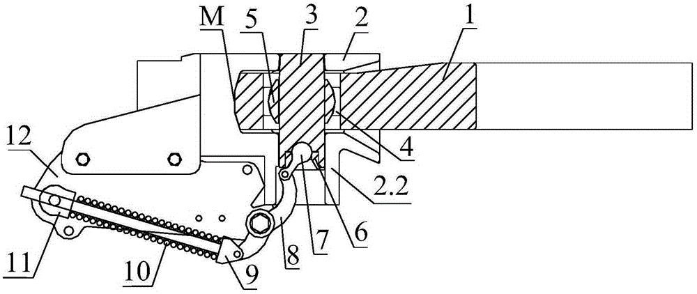 Coupling device for rail-road vehicle