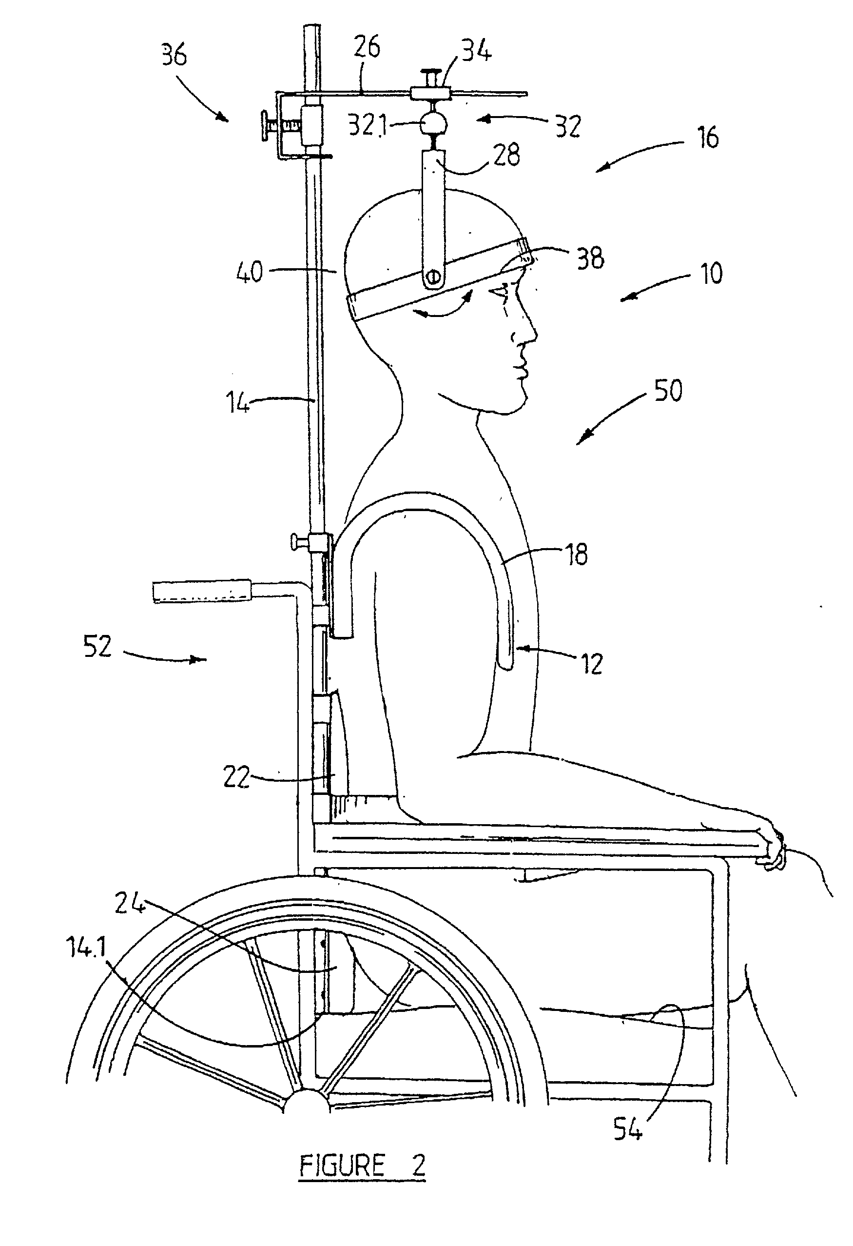 Head and neck support device