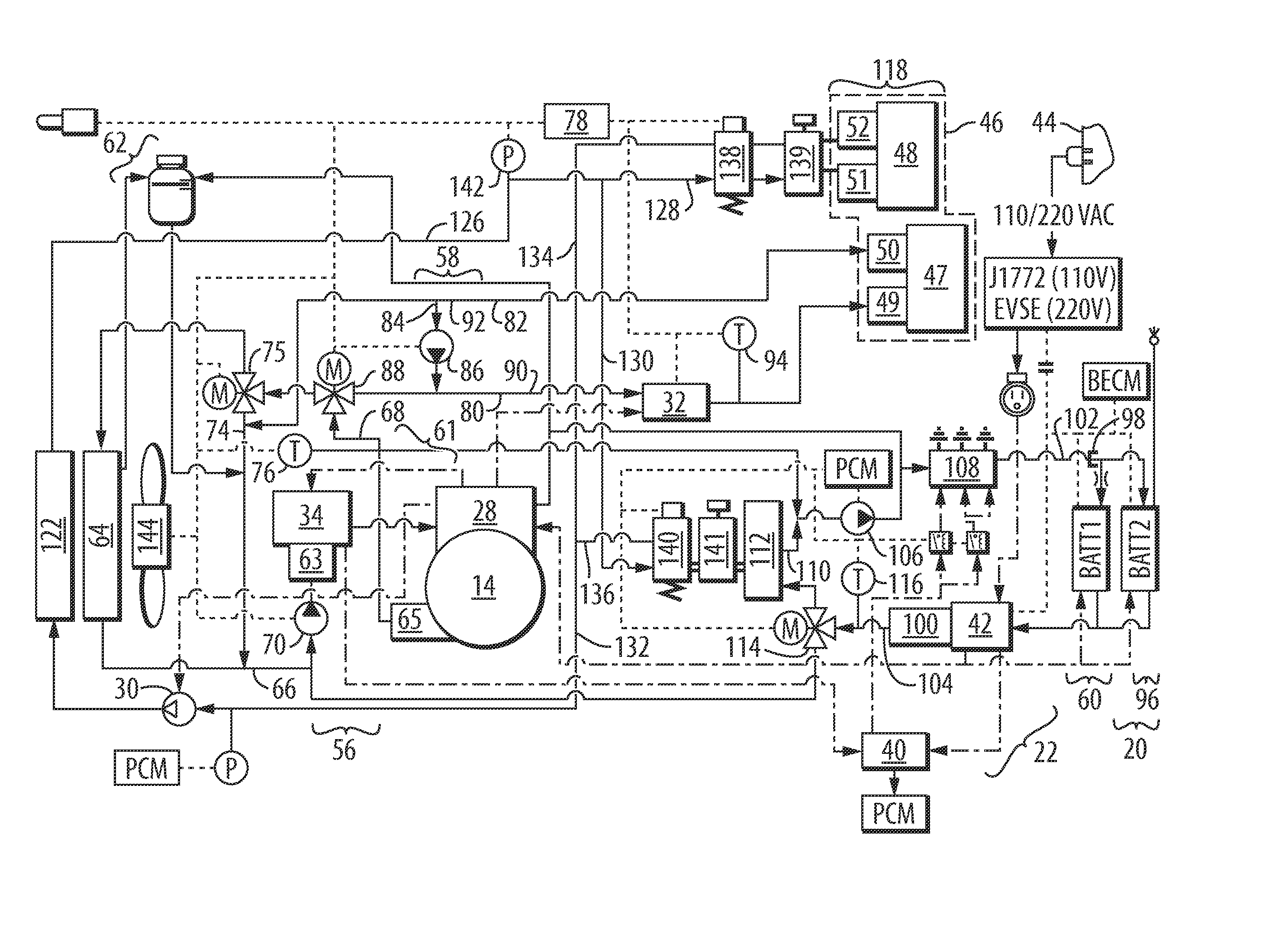 Thermal management system for battery electric vehicle