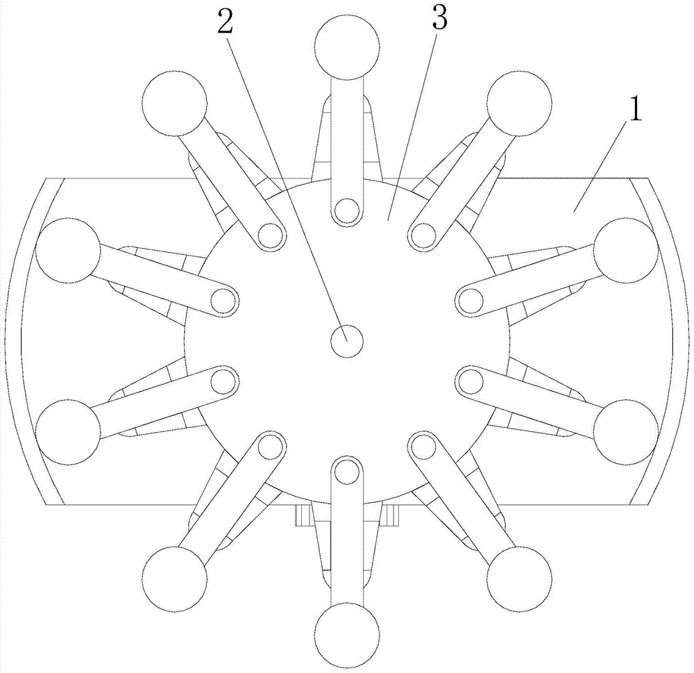 A line drawing device for a line drawing machine