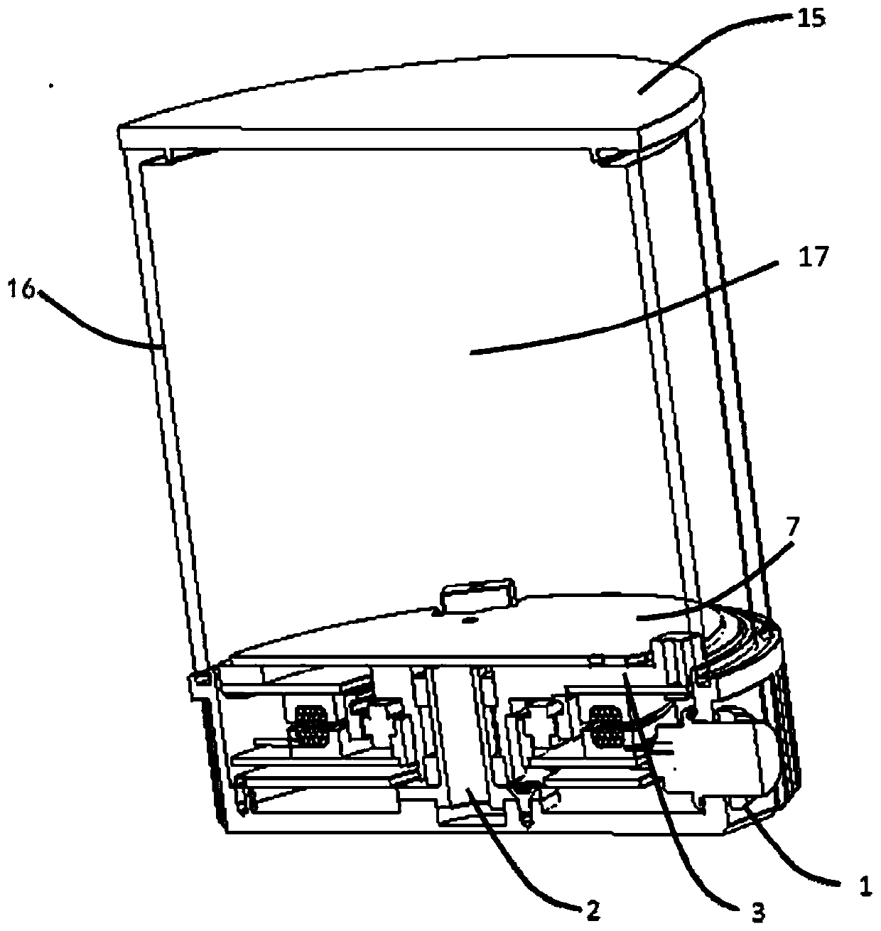 Laser radar and detecting device thereof