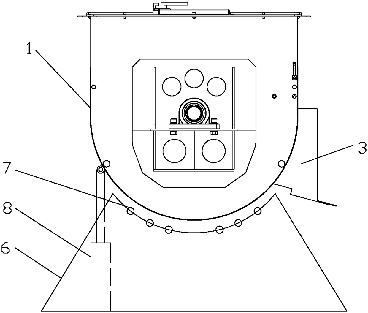 Kitchen garbage processing bin