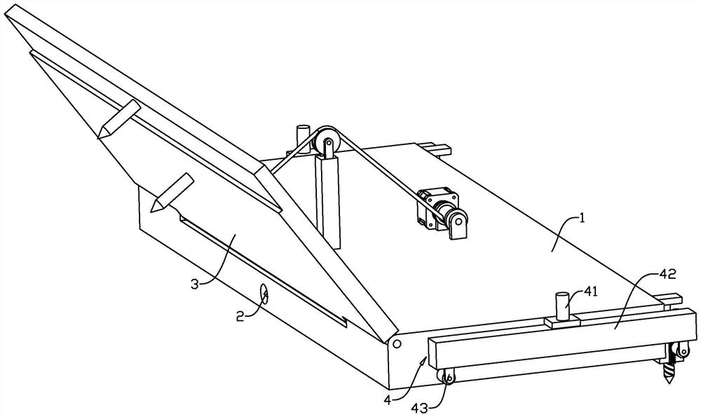 Temporary supporting device for water conservancy ecological slope protection building