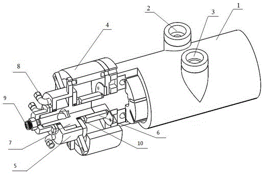 Variable-frequency multipath pulsating flow generation device