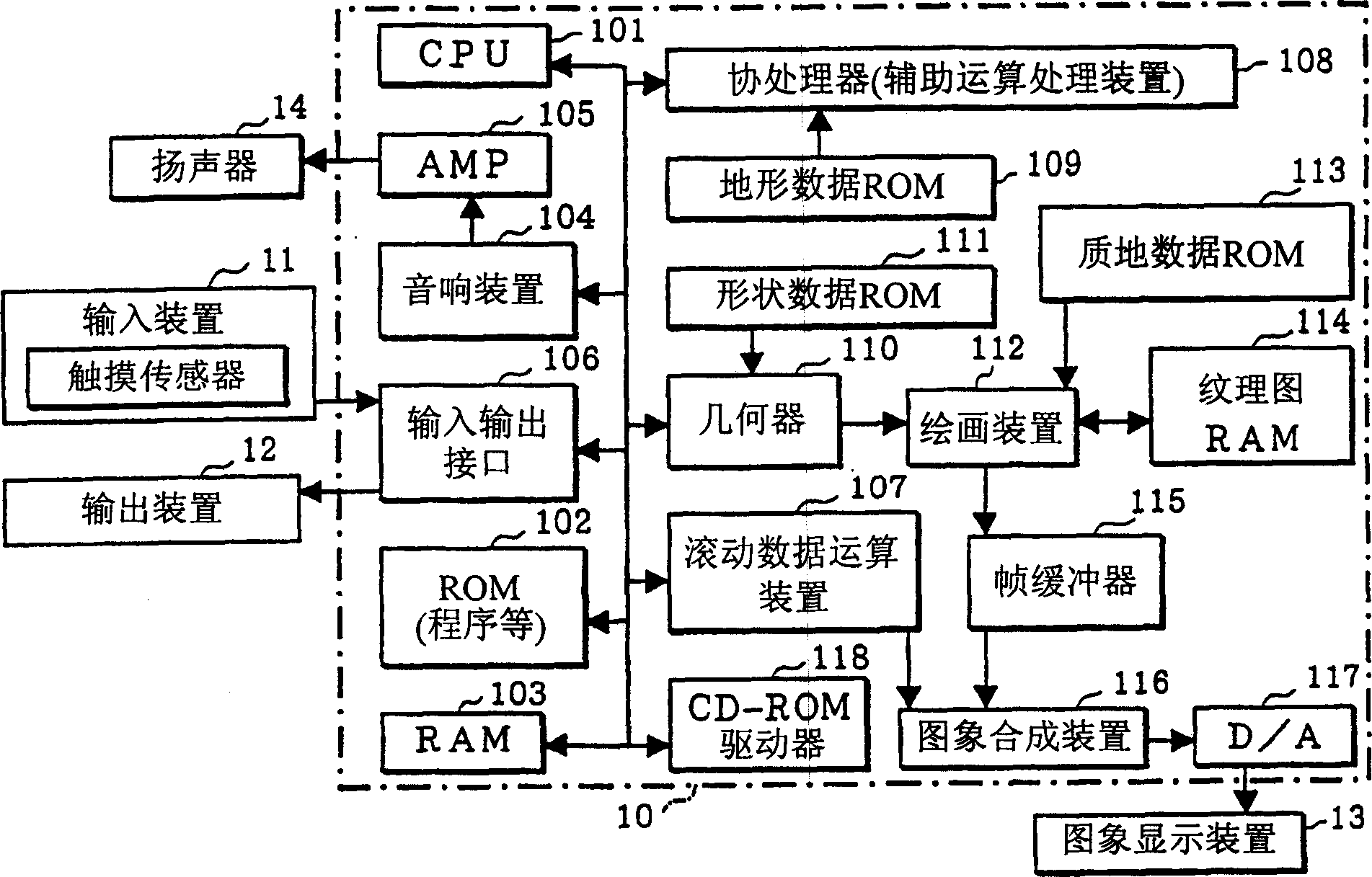 Image displaying device