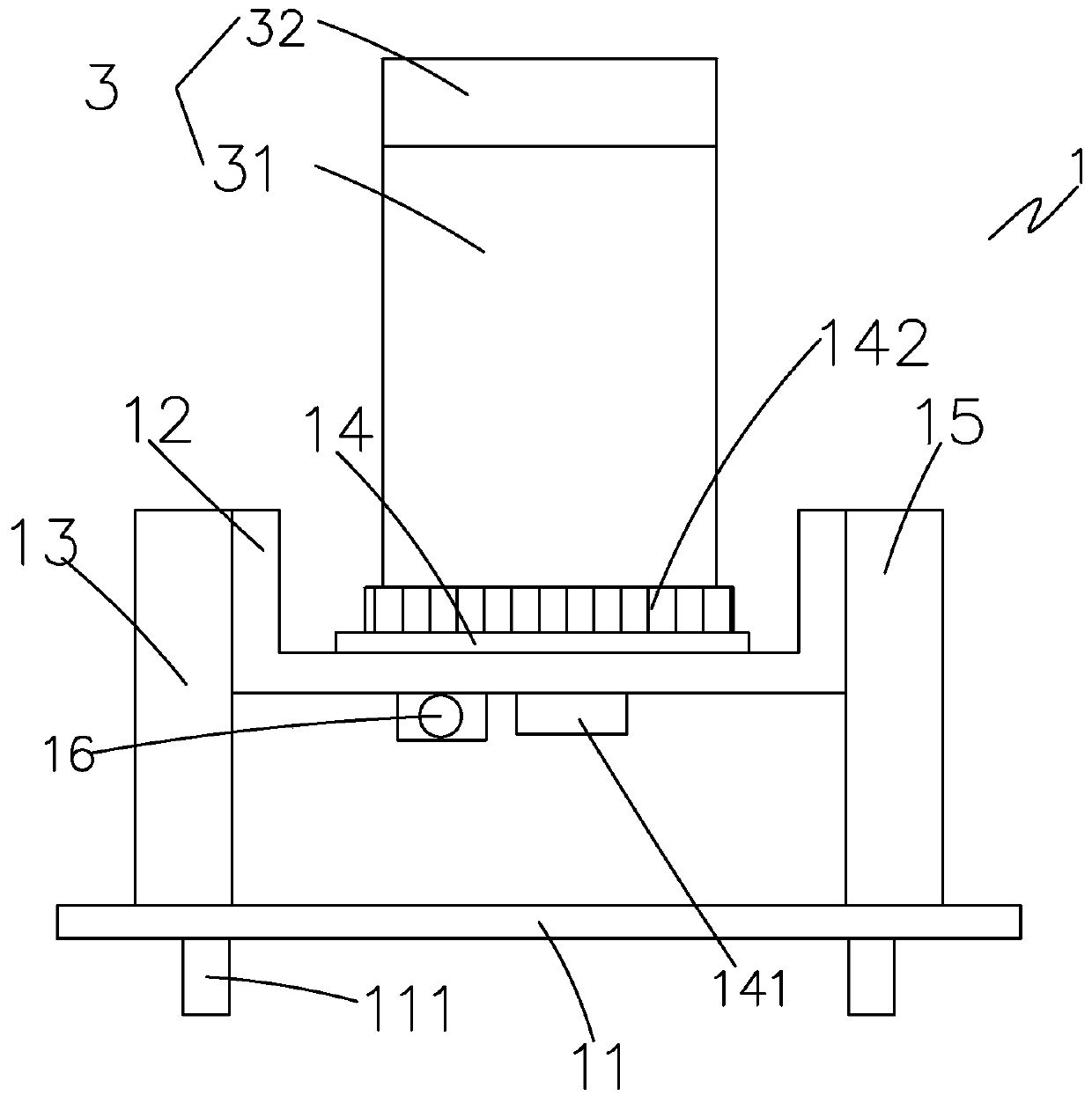 High-voltage capacitor voltage coefficient measurement device and method based on electrode displacement