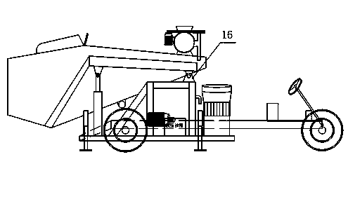 Full-automatic integrated guniting vehicle and using method thereof