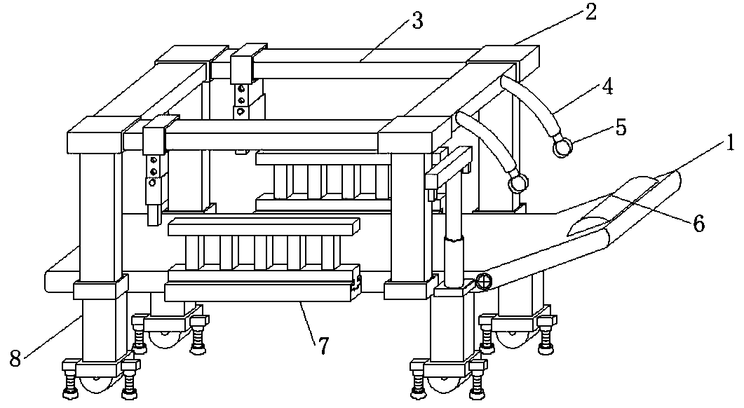 Traction bed for orthopaedic diagnosis and treatment