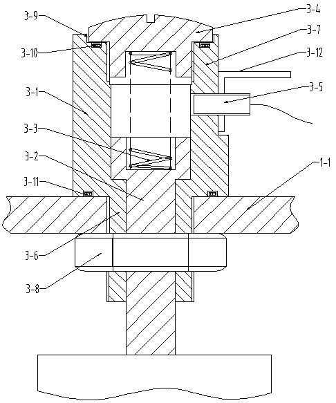 Segment grabbing-lifting detecting device for vacuum suction cup