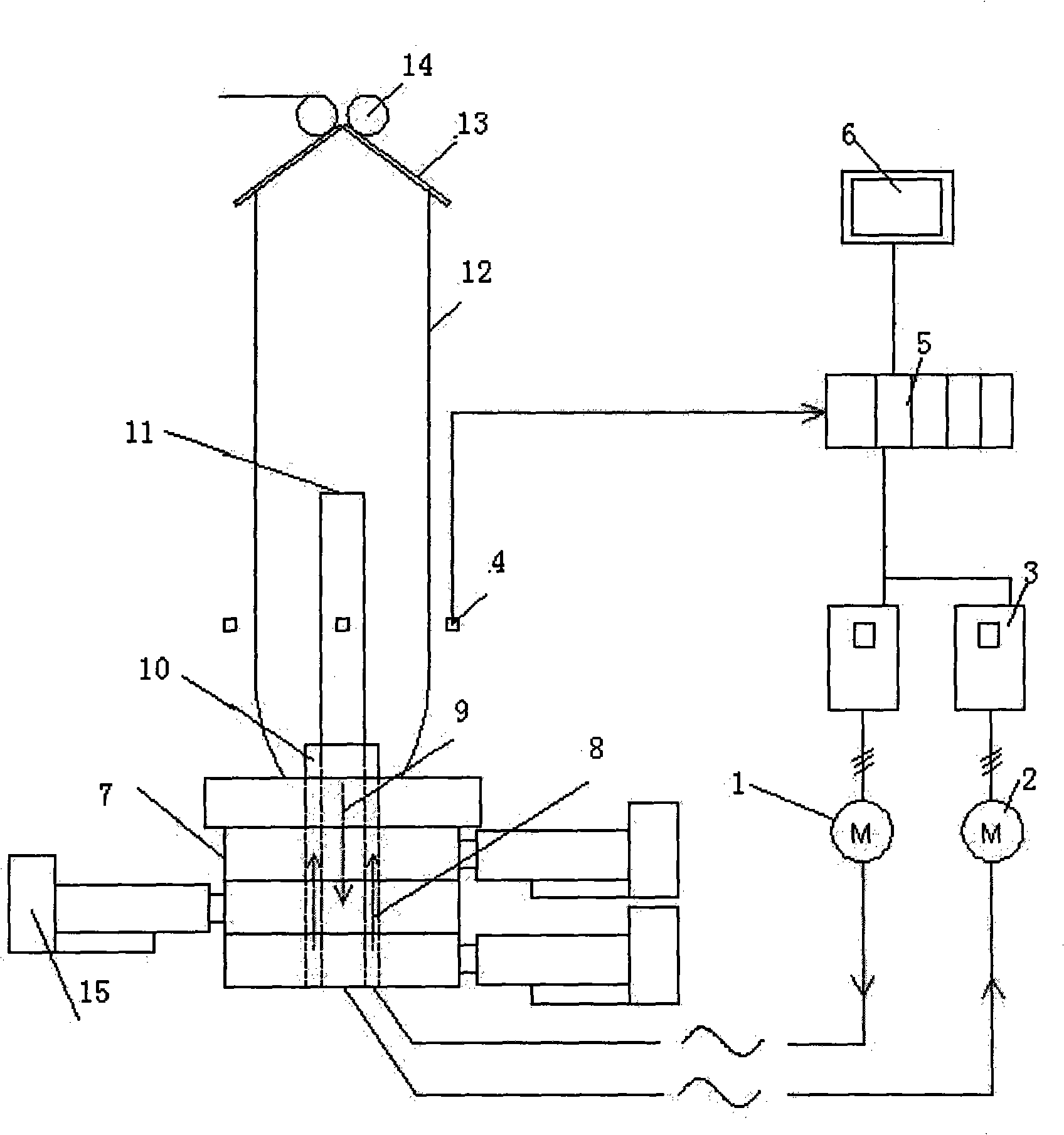 High-precision inner-cooling automatic control system