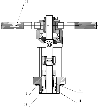 High-temperature high-pressure oblique stop valve