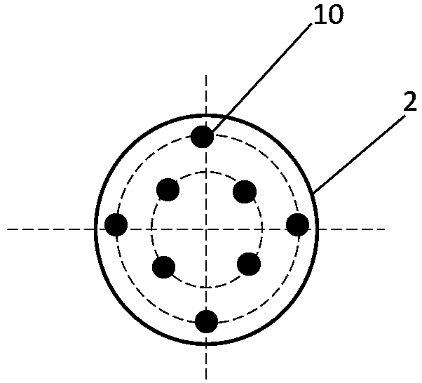 Double-blowing molten iron desulfurization device