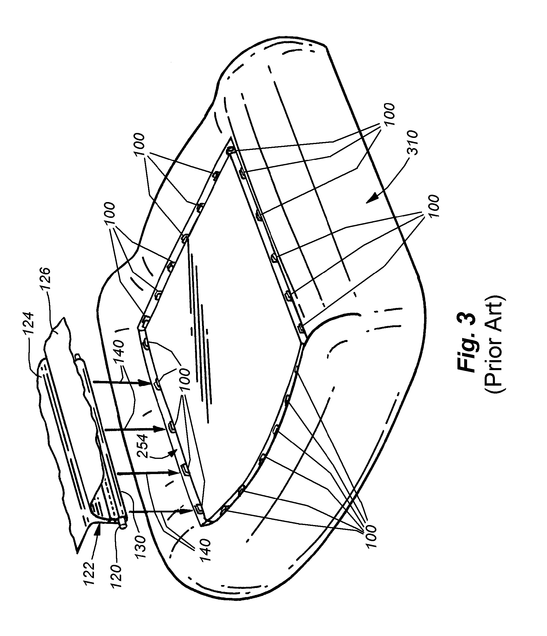 Festooned trim clip system and method for attaching festooned clips to a substrate