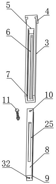 Bus duct fixing equipment for power bus processing