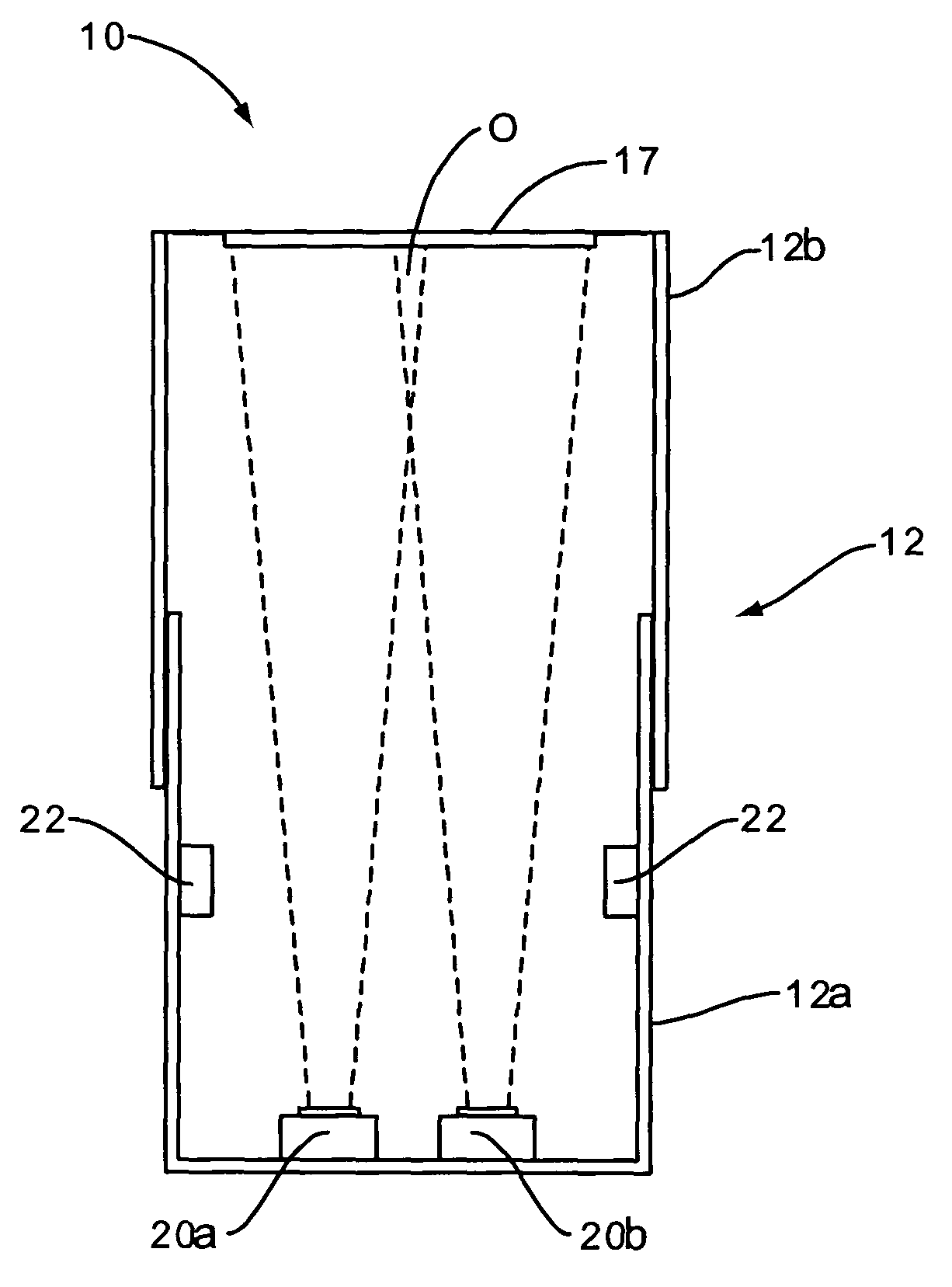 Method and device for reducing a size of a scanning device