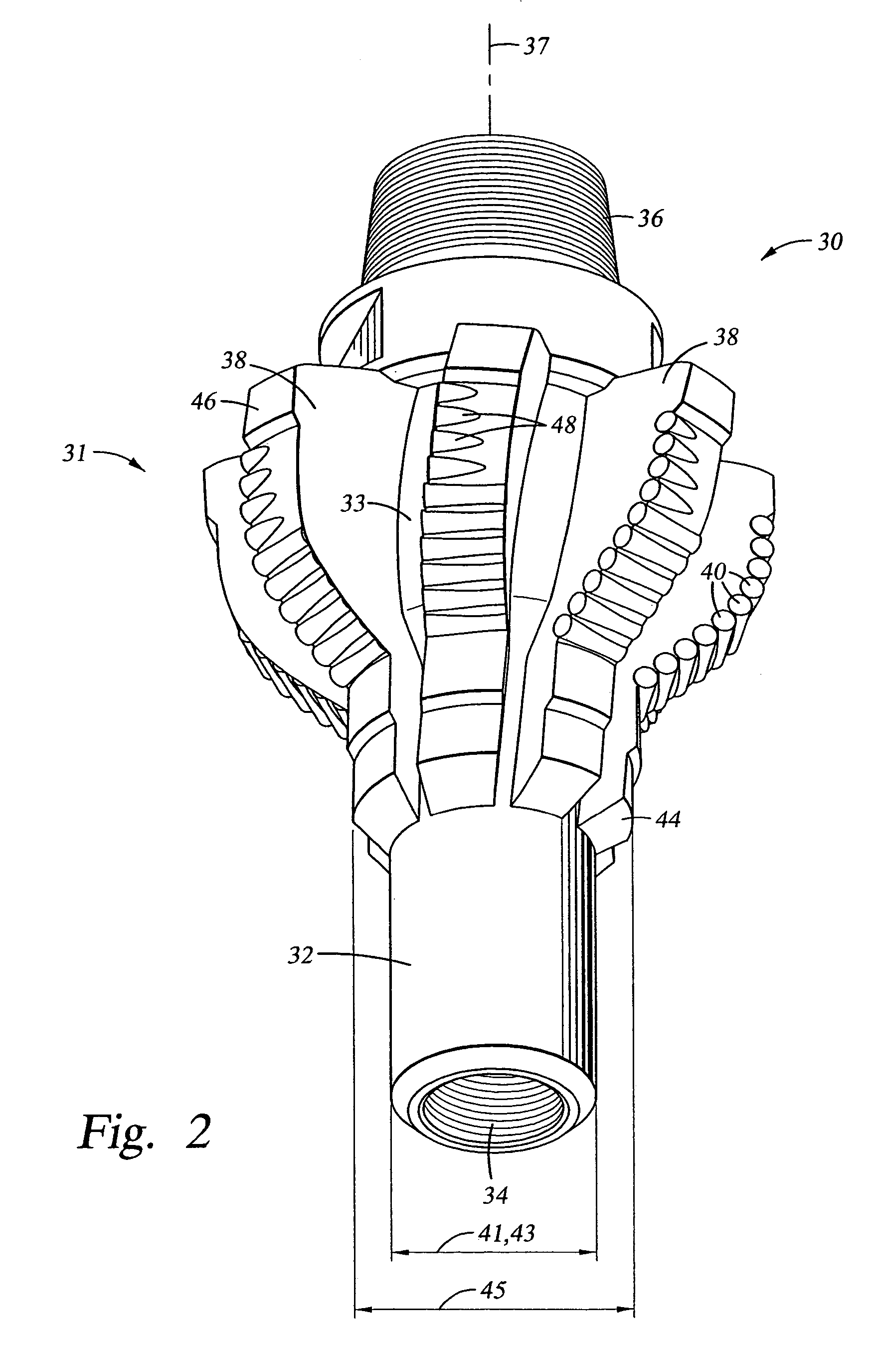 Fixed blade fixed cutter hole opener