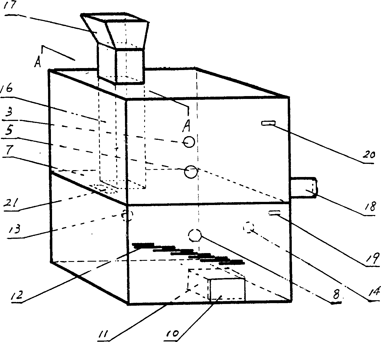 Garbage treating plant with low energy consumption and treating method thereof