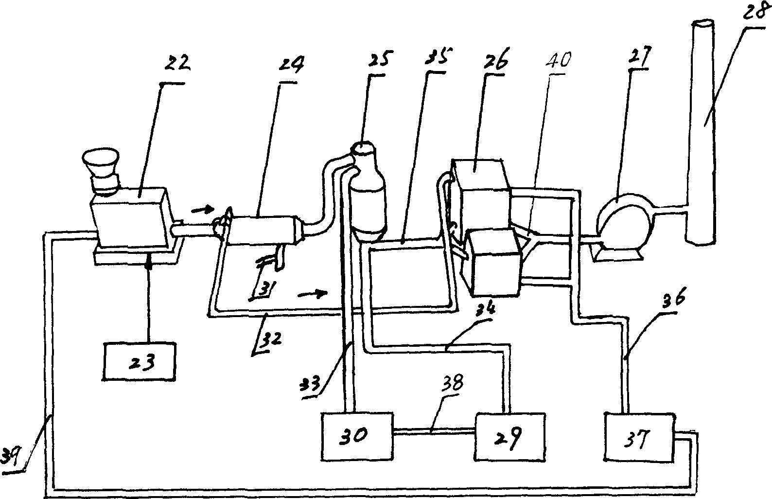 Garbage treating plant with low energy consumption and treating method thereof