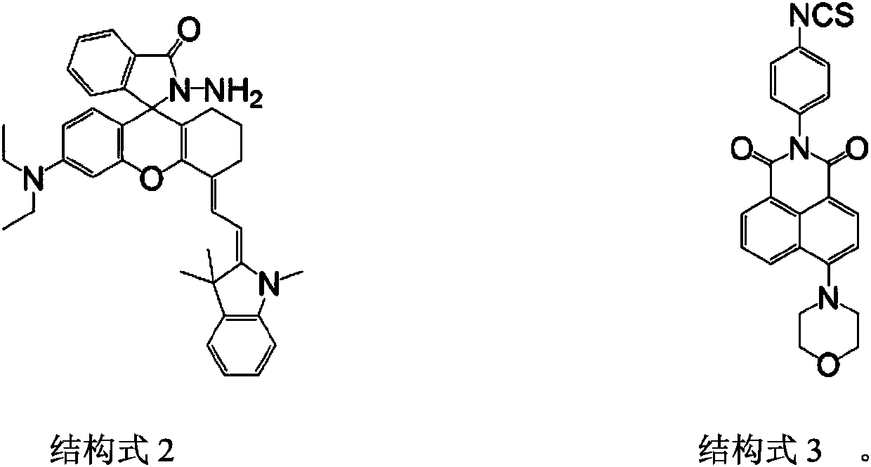 Near-infrared reactive type two-photon fluorescence probe as well as preparation method and application of probe