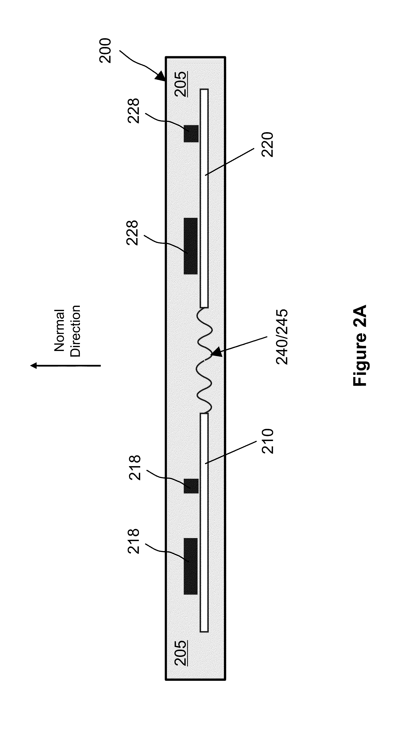 Stretchable electronic patch having a circuit layer undulating in the thickness direction