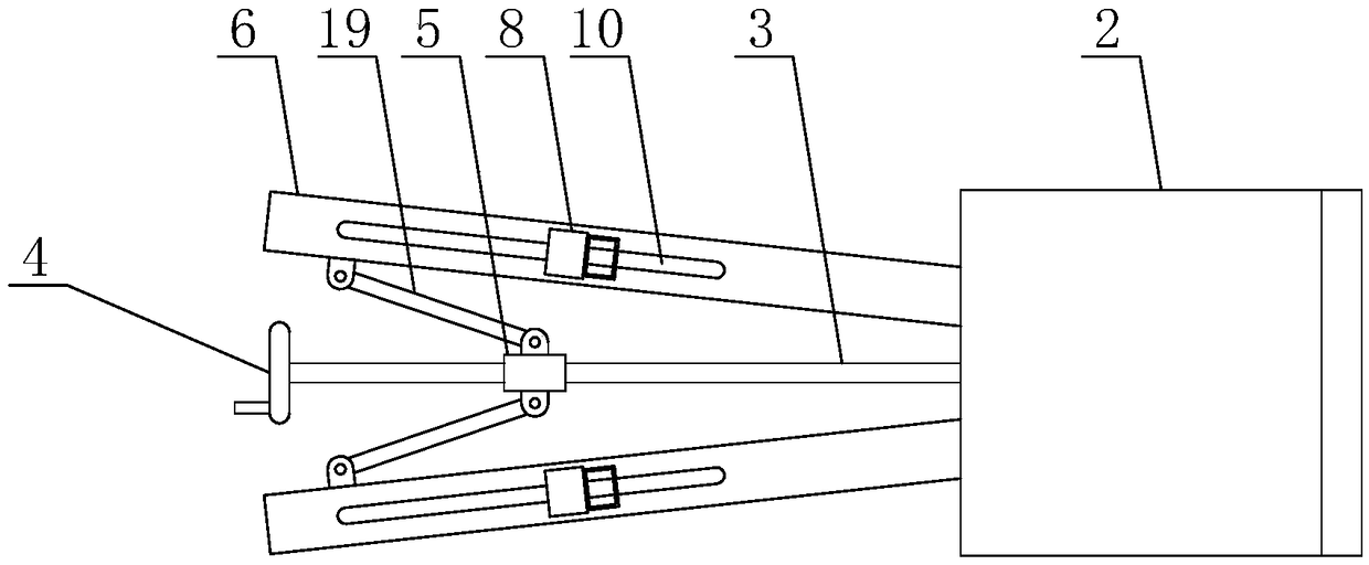 Cooperative training device for upper and lower limbs