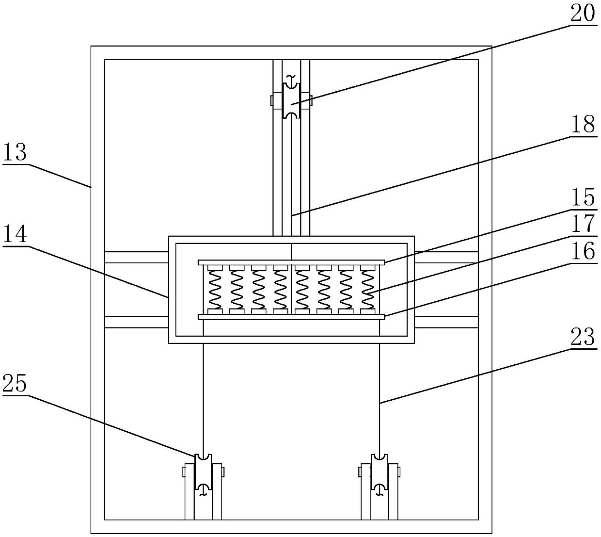 Cooperative training device for upper and lower limbs