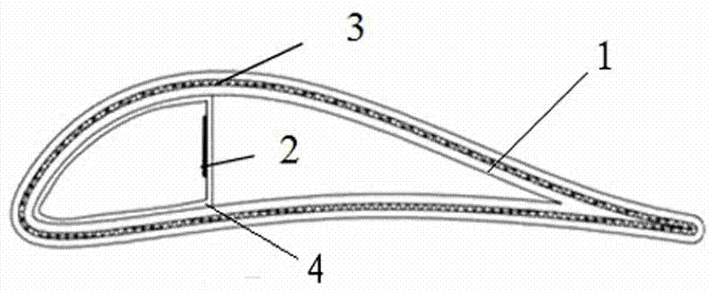 Method for restraining wind turbine blade adopting compound damping structure from vibrating