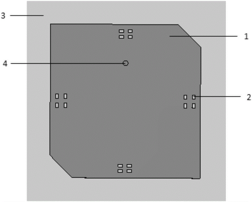 Microstrip patch antenna with adjustable frequency