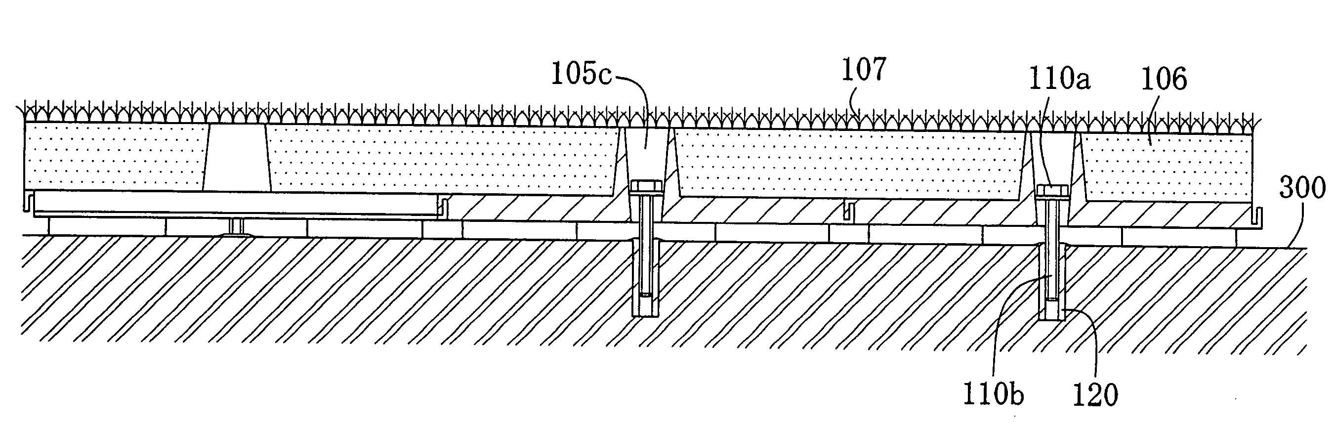 Structure of Fixing Planting Base