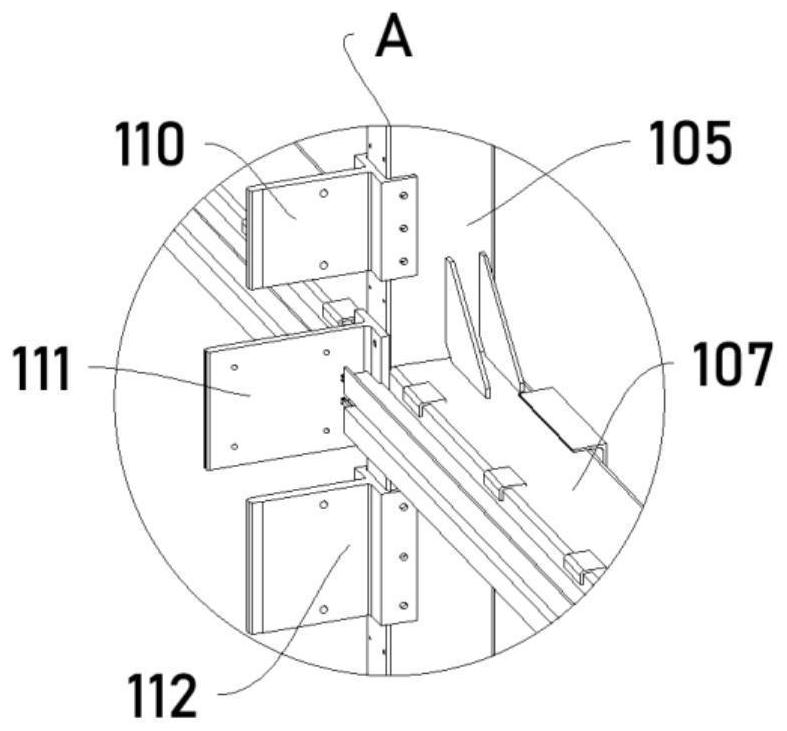 Super-large unit curtain wall with variable-cross-section stainless steel lines and construction method