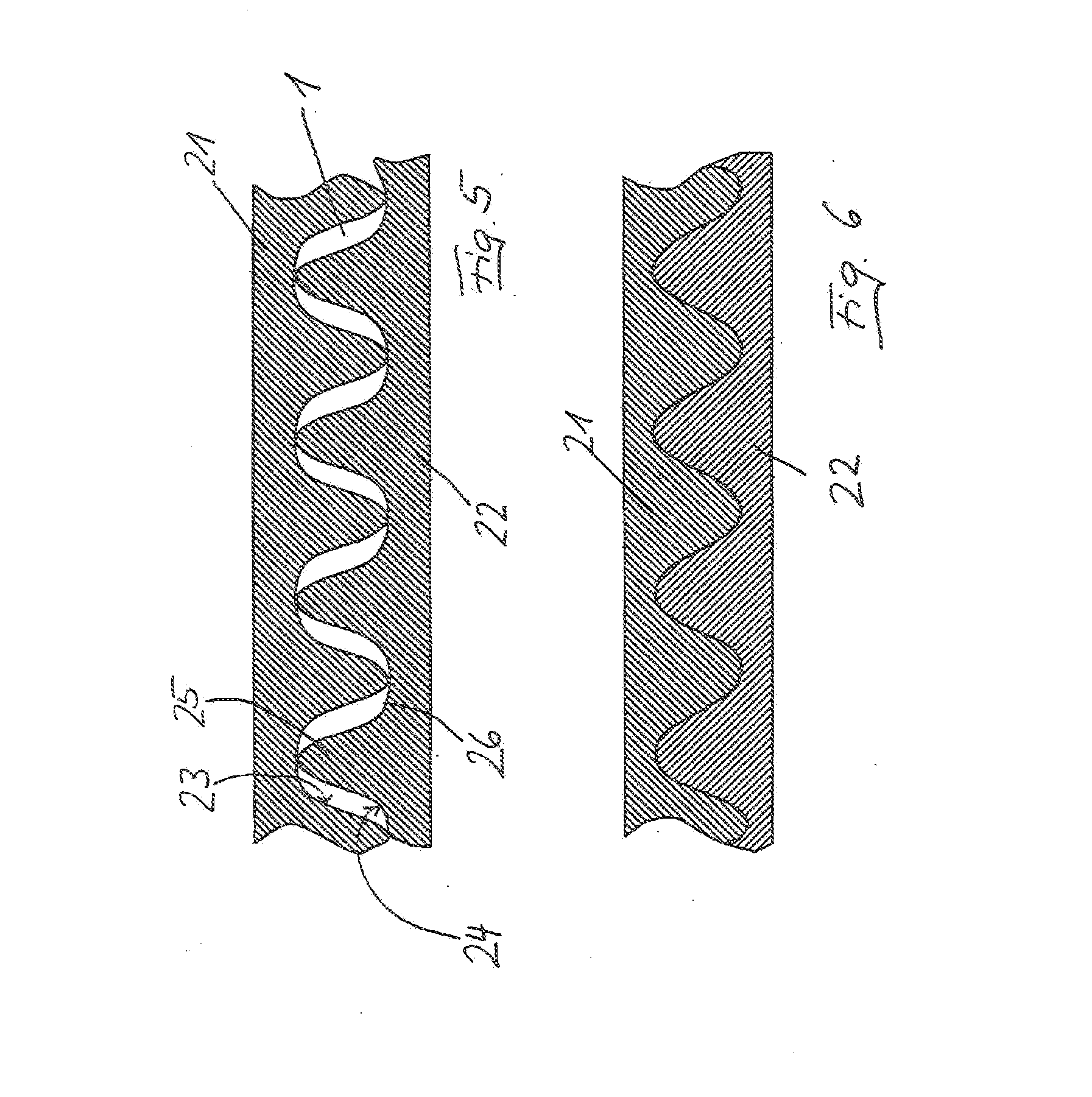 Pump comprising a moving wall and use of a pump of this type